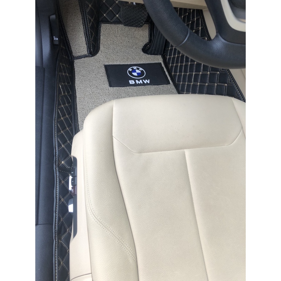 Thảm sàn ô tô 5D 6D cho xe BMW 318i 2004 - 2011 Da xịn, không mùi, bền, thân thiện