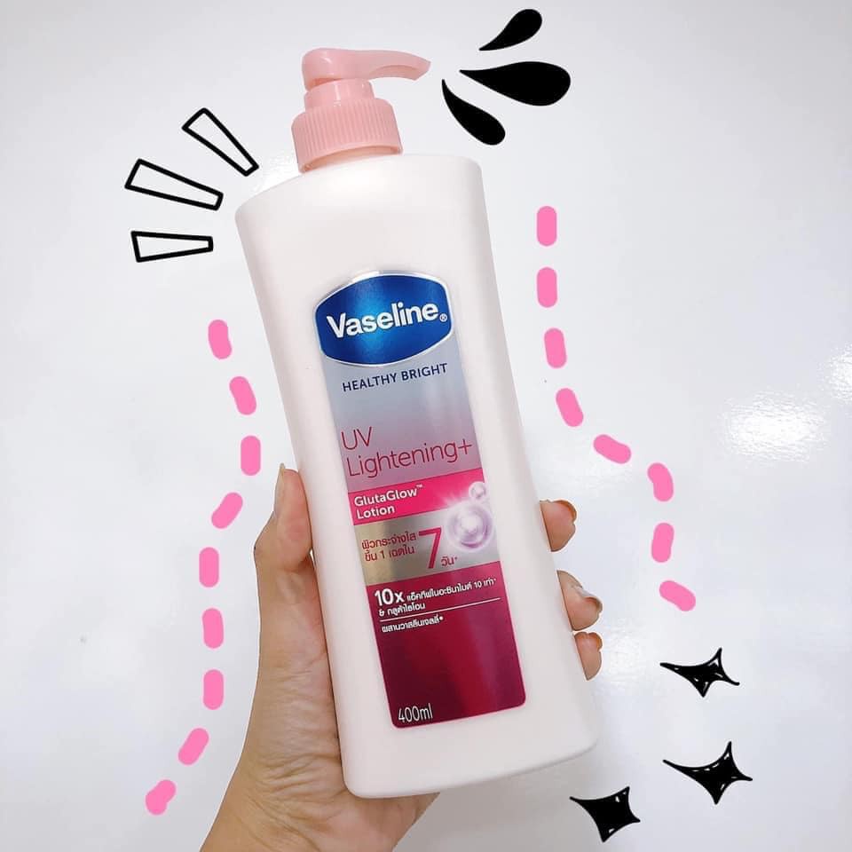 Sữa Dưỡng Thể Vaseline UV Lightening 10X Thái Lan Dưỡng Trắng Chống Nắng Phục Hồi Da