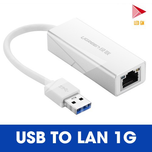 FLASH SALE Cổng Chuyển Đổi USB 3.0 - LAN 1GB ( Hỗ trợ Phần Mềm LED Mplayer ) HOT