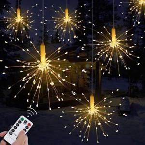 Dây đèn LED 120/180 bóng lõi đồng trang trí Giáng Sinh điều khiển từ xa