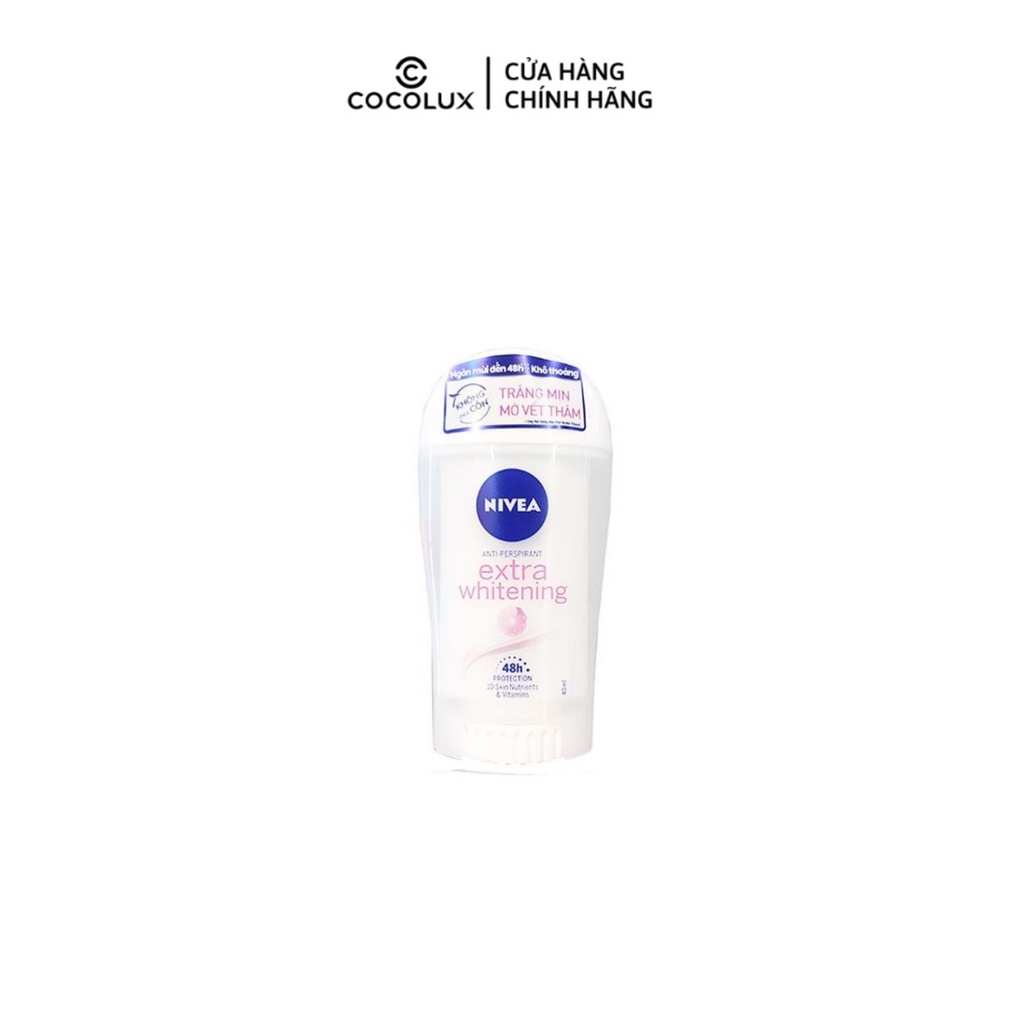 [COCOLUX] Sáp Nivea ngăn mùi trắng mịn mờ vết thâm 40ml