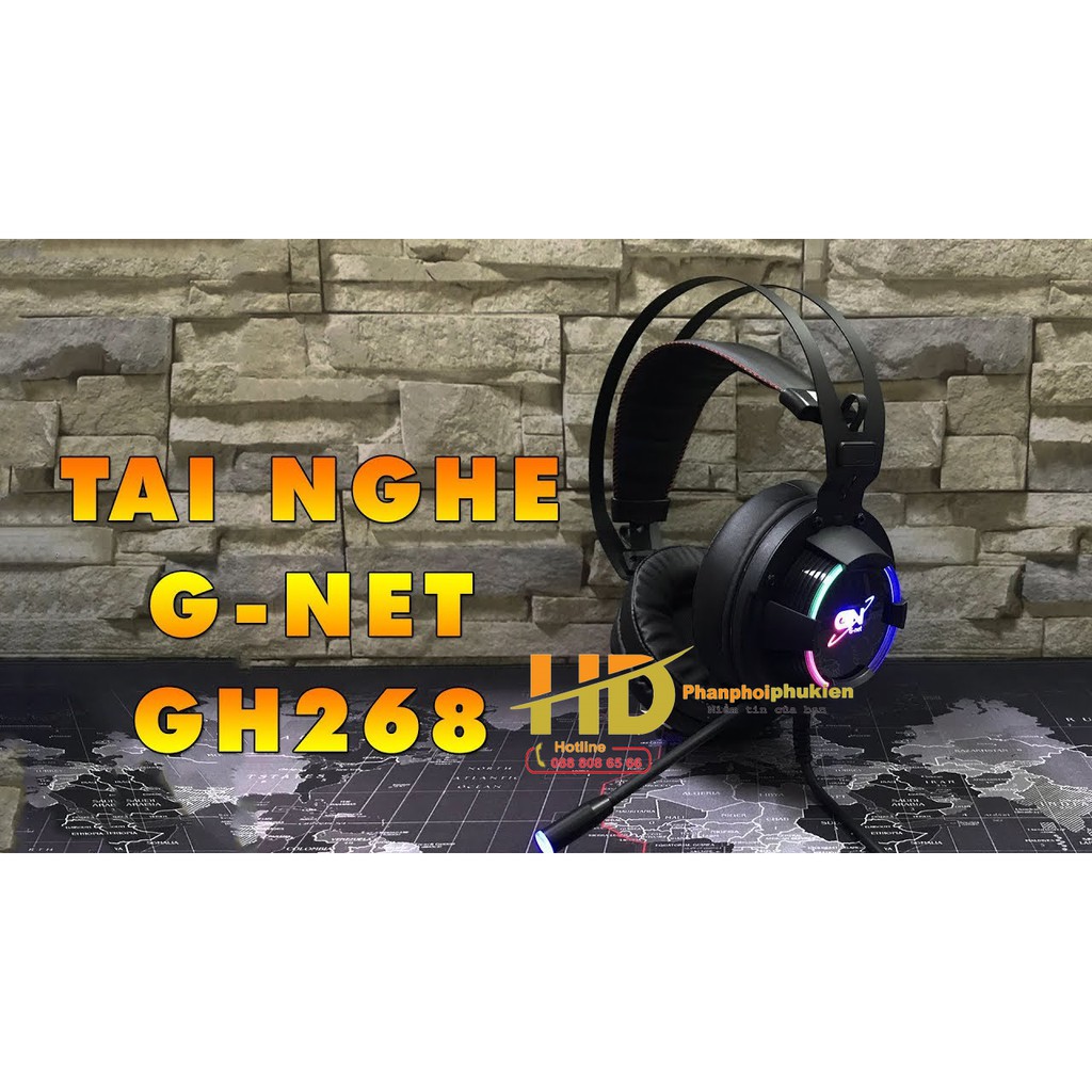 Tai nghe Gnet GH268 7.1 #Tai_nghe G_net_GH_268 7.1