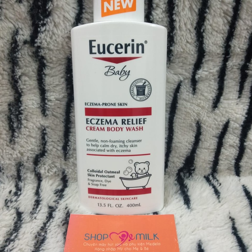 Sữa tắm chàm cho bé Eucerin Baby Eczema Relief Cream Body Wash 400ml USA