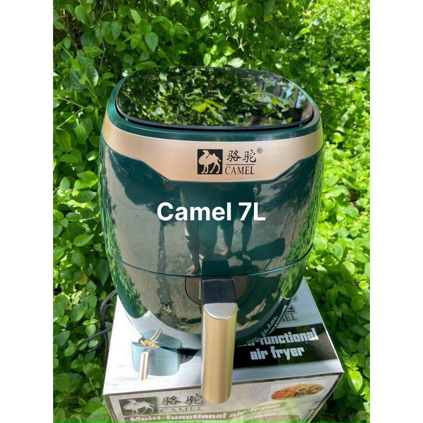 Nồi Chiên Không Dầu Điện Tử Camel 7L 1400W Xanh Ngọc Hàng Nội Địa Trung Cao Cấp