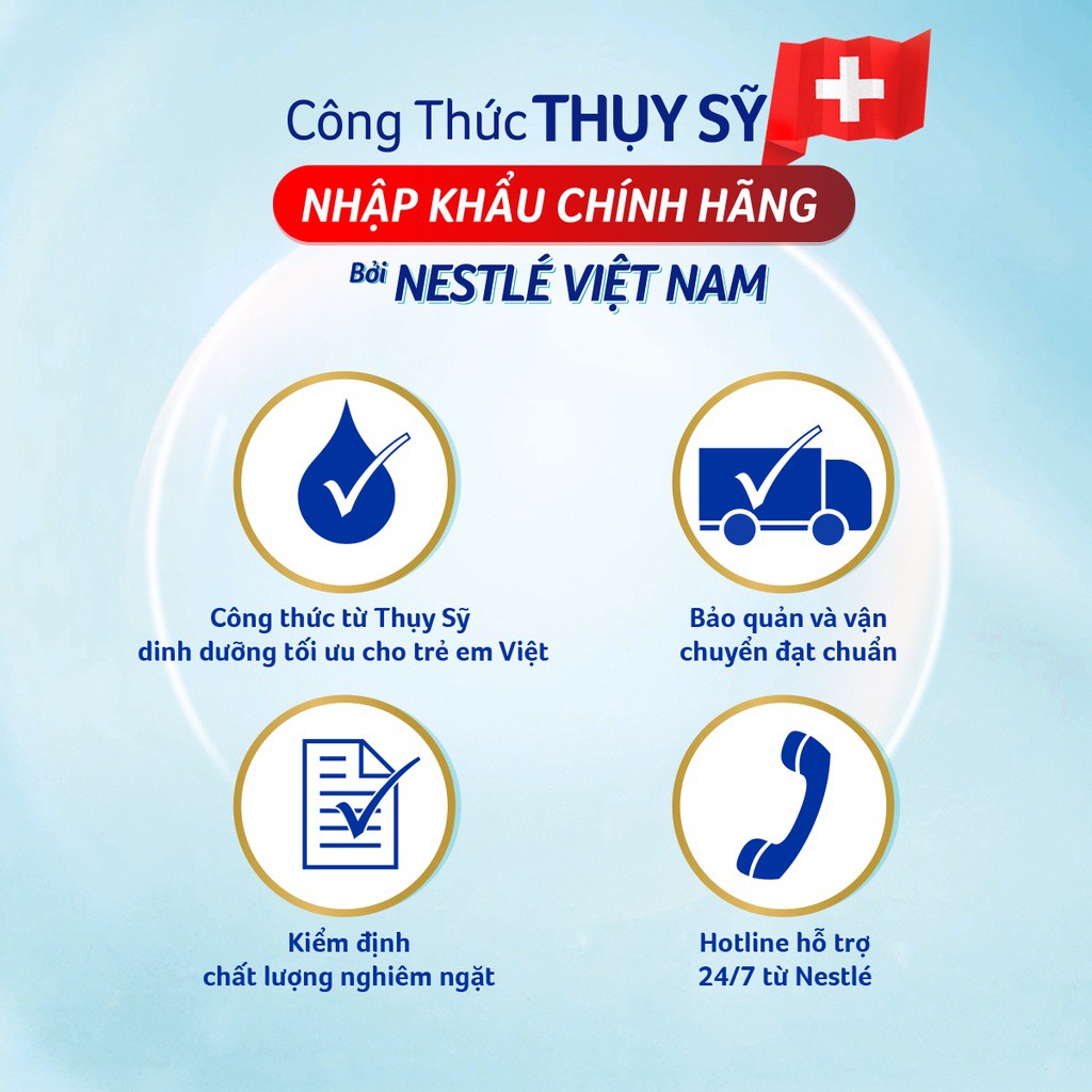 [Tặng 1 Máy hút bụi cầm tay ] Combo 2 Lon Sữa Bột Nestle NAN Optipro 4 1.6kg/lon