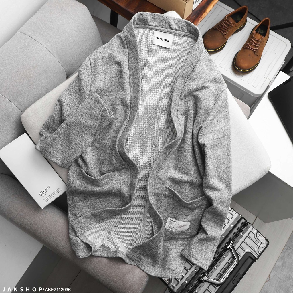 Áo Khoác Cardigan Vải Nỉ Ấm Áp Vừa Đủ, Co Giãn Nhẹ