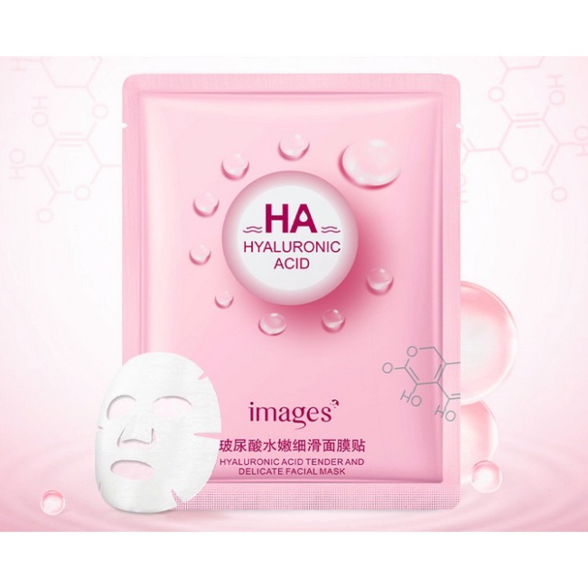 Mặt nạ giấy HA Images dưỡng trắng da mụn cấp ẩm thải độc
