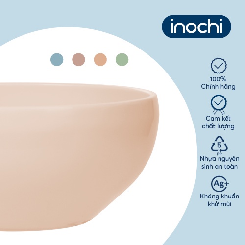Bát nhỏ Chén Nhựa Nguyên Sinh Cao Cấp Inochi - Amori 415 ml màu ngẫu nhiên