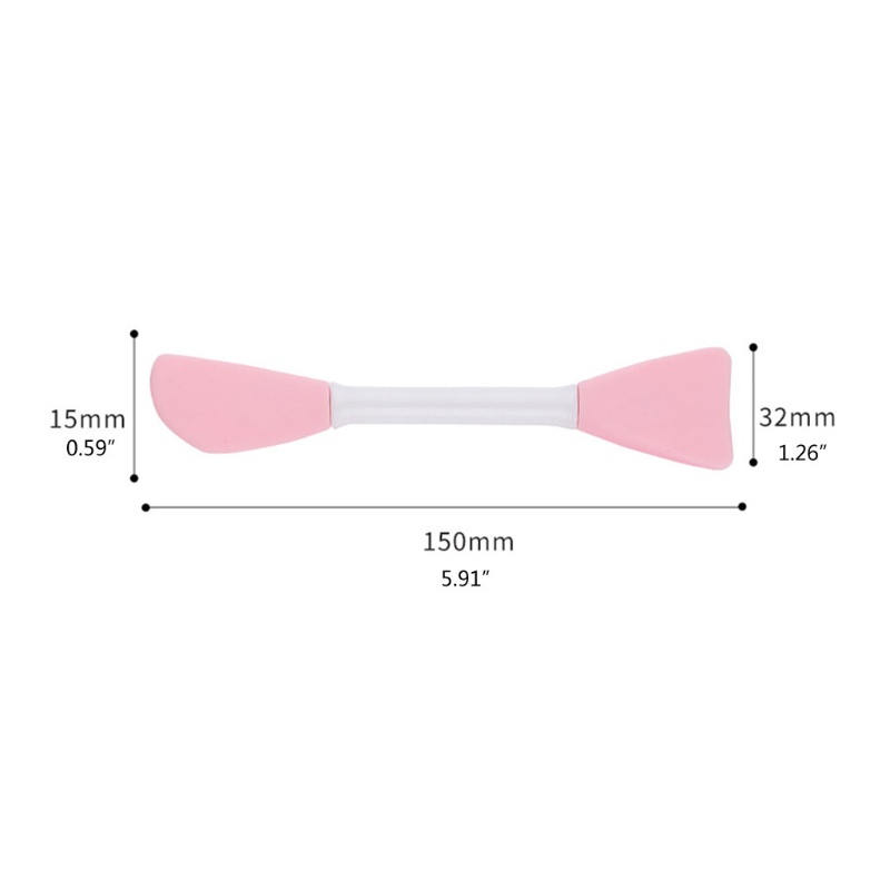 Cọ silicon mềm hai đầu dùng để phết mặt nạ dưỡng da