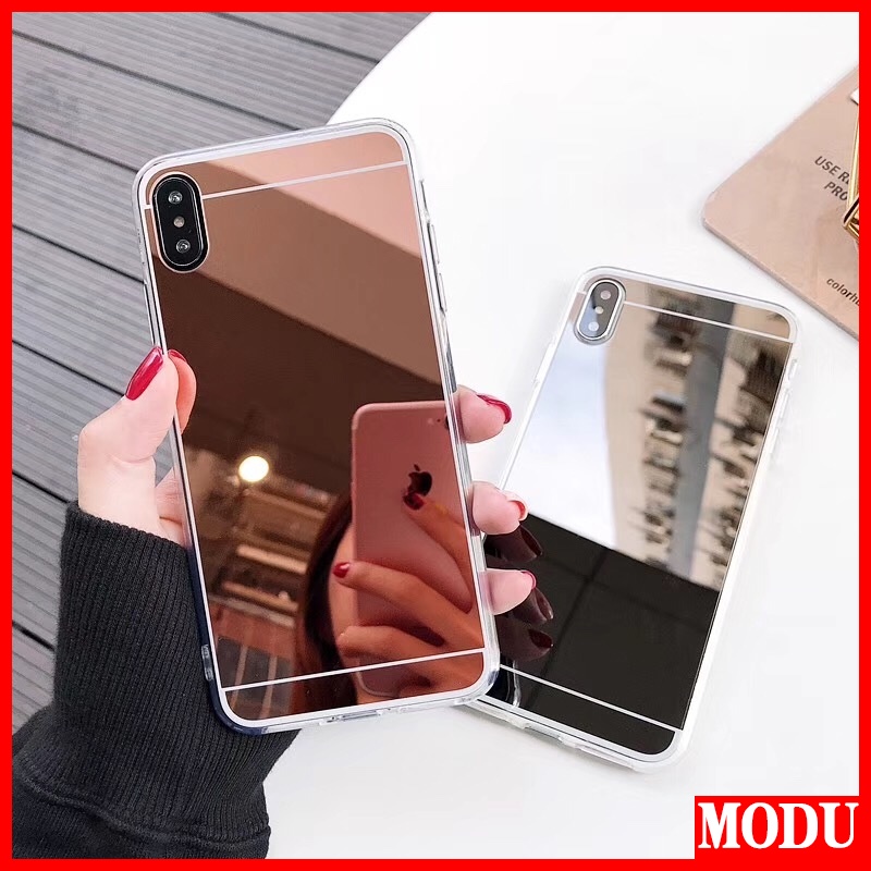 Ốp Điện Thoại TPU Mềm Tráng Gương Cho Samsung A12 A10S A20S J4 J6 A6 Plus J2 J5 J7 Prime Pro J8 2018