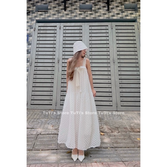Đầm cột nơ ngực tiểu thư MOCHI DRESS