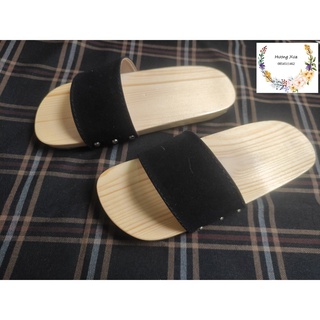 Guốc gỗ Guốc mộc cho Bé ( đế cao su 2 lớp )