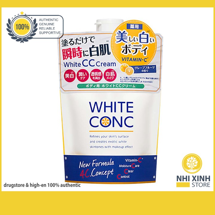 Sữa Dưỡng Thể White Conc White CC Cream