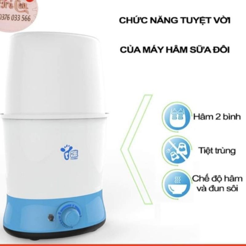 Máy hâm sữa - tiệt trùng yammy đa năng