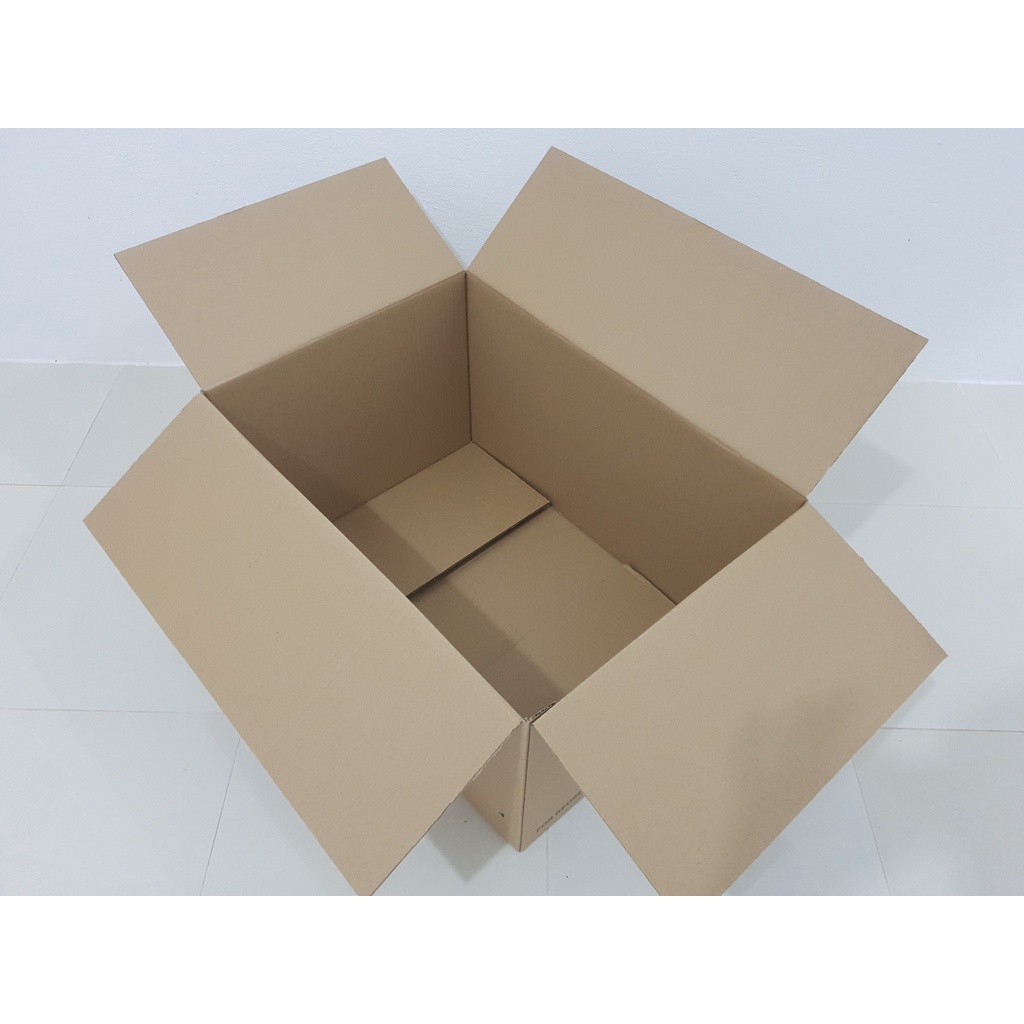 Hộp giấy carton trơn 3 lớp Monata Bluelight size 24x30x11(cm)