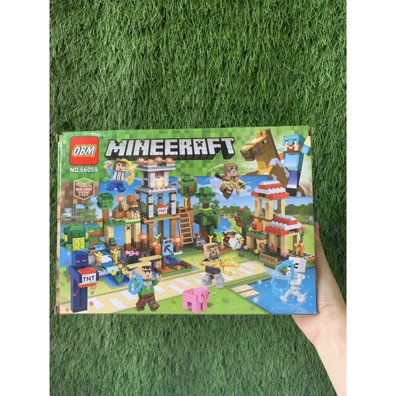 Bộ LEGO Mineeraft nhiều chi tiết cho bé lắp ráp - LG66058/LG66059