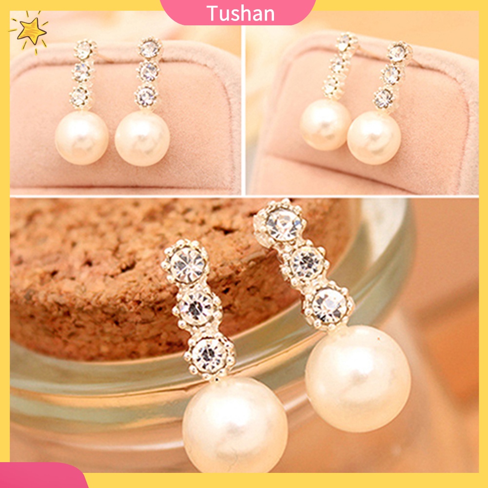 Khuyên tai đính ngọc trai thời trang dành cho nữ