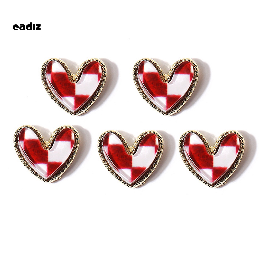 [Hàng mới về] Phụ kiện trang trí móng tay hình trái tim đính đá quý nhân tạo trang trí móng nghệ thuật