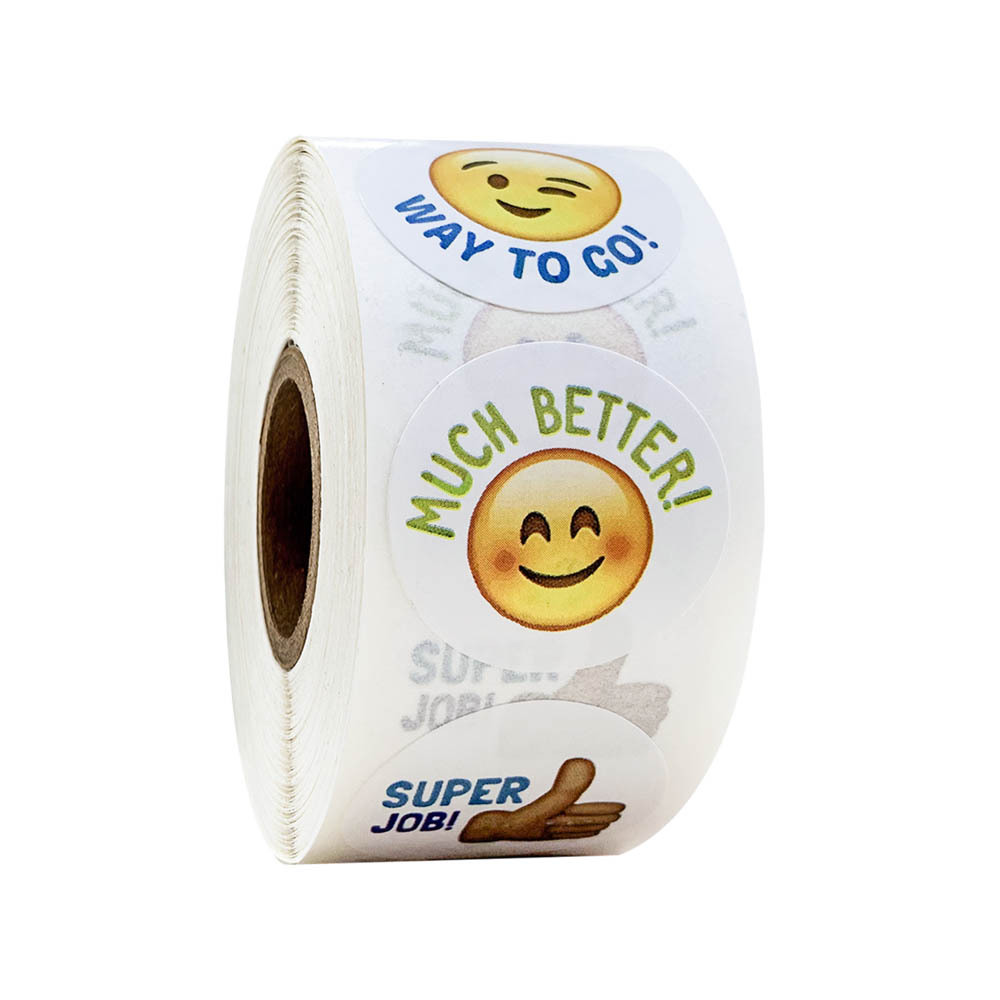 Miếng Dán Hình Biểu Tượng Cảm Xúc Cho Trẻ 8smiley 1inch