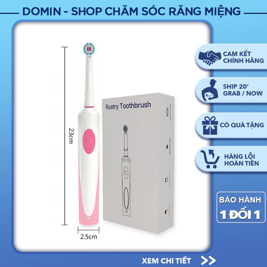 Bàn chải điện xoay tròn thế hệ mới Roatry Toohbrush