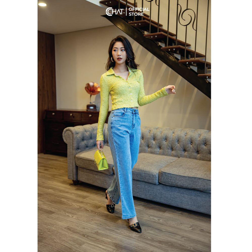 Áo croptop cổ đức TD CCHAT