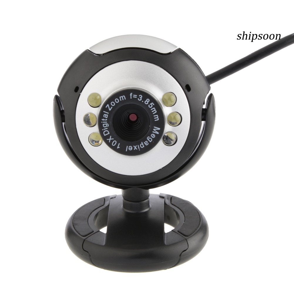 Webcam Ssn - Usb Hd 12.0mp 6 Led Có Mic Cho Máy Tính | BigBuy360 - bigbuy360.vn