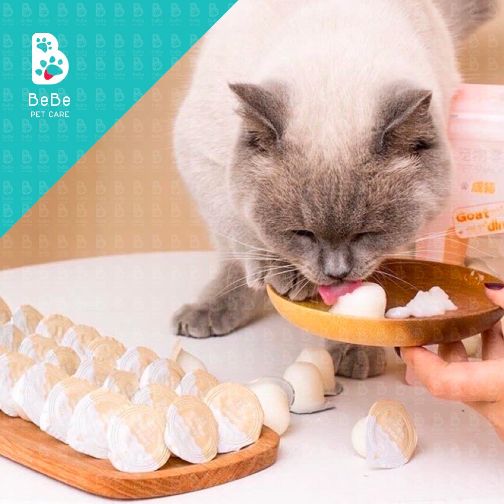 Pudding Sữa Dê Bổ Sung Canxi &amp; Lợi Khuẩn Cho Mèo 15Gr