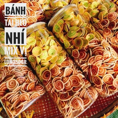 Bánh Ăn Vặt - Bim Bim: Tai Heo Mắm Ớt - Tai Heo Nhí - Tai Chuột - Chả Giò Sấy - Bánh Cá - Bánh Đuông - Ống Ngò
