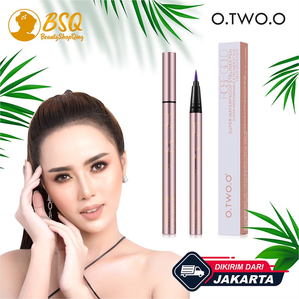 (hàng Mới Về) Bút Kẻ Mắt Nước O.two.o Siêu Đen Chống Nước 9112