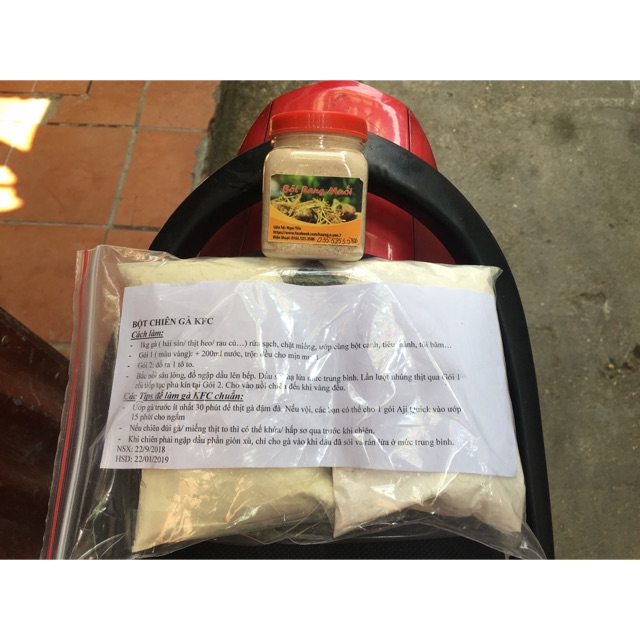 [FREESHIP 99K TOÀN QUỐC Combo bột muối rang gà 200g và set gà chiên giòn KKC