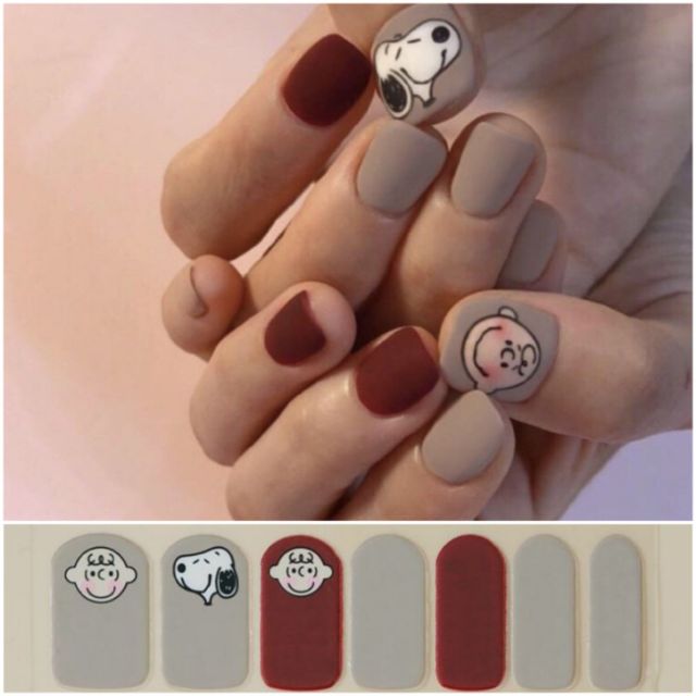 Miếng dân móng tay nailwraps 14 miếng nhỏ