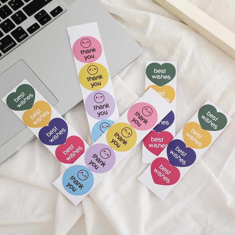 Sticker Dán Trang Trí Hình Mặt Cười Dễ Thương Phong Cách Hàn Quốc