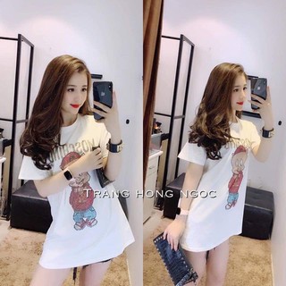 Váy đính đá gấu cao cấp