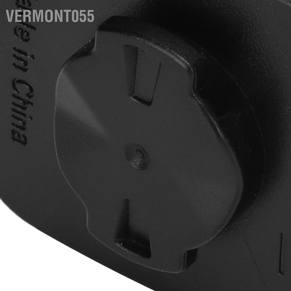 Vermont055 Đèn hậu xe đạp thông minh phanh tự động màu đen Cảm biến 5 chế độ USB Sạc IPX6 ABS chống nước PC 260mAh phía sau