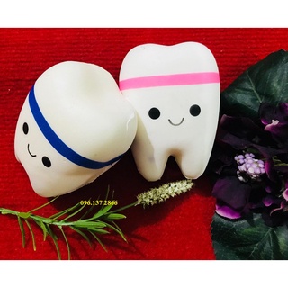SQUISHY MÔ PHỎNG HÌNH CHIẾC RĂNG DỄ THƯƠNG