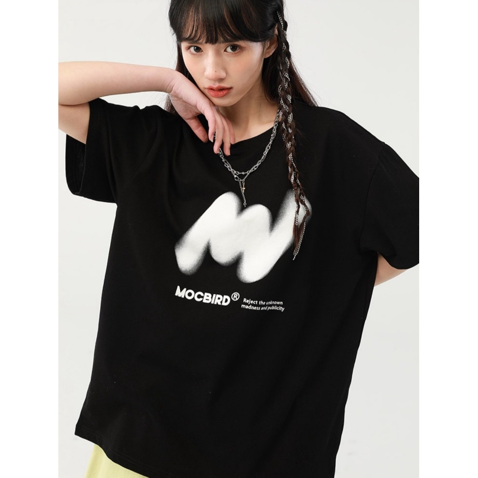 Áo Thun Tay Lỡ MOCBIRD Form Rộng Nam Nữ Style Cá Tính Phong Cách Ulzzang Unisex (Ảnh Thật/ Có Sẵn)