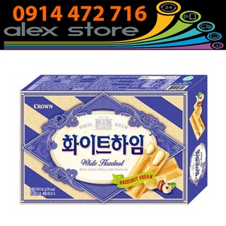 Bánh quế white heim hàn quốc crown 142g