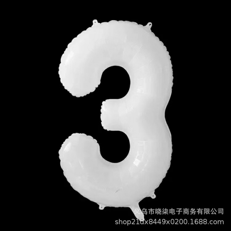 Bong Bóng Hình Số 130cm 40 Inch Trang Trí Tiệc Sinh Nhật