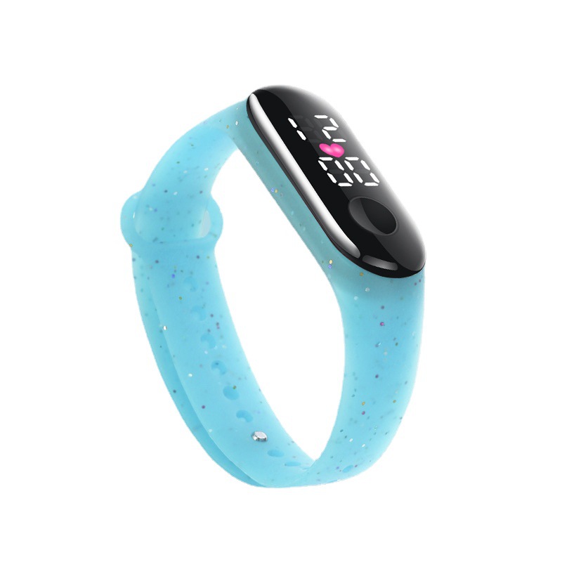 [New] LED Electronic Watch Student Fashion Creative Luminous Fluorescent Boy and Girl Touch Waterproof Watch