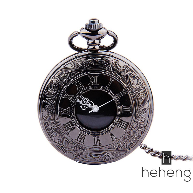 Đồng hồ quả quýt/bỏ túi mặt số La Mã phong cách vintage
