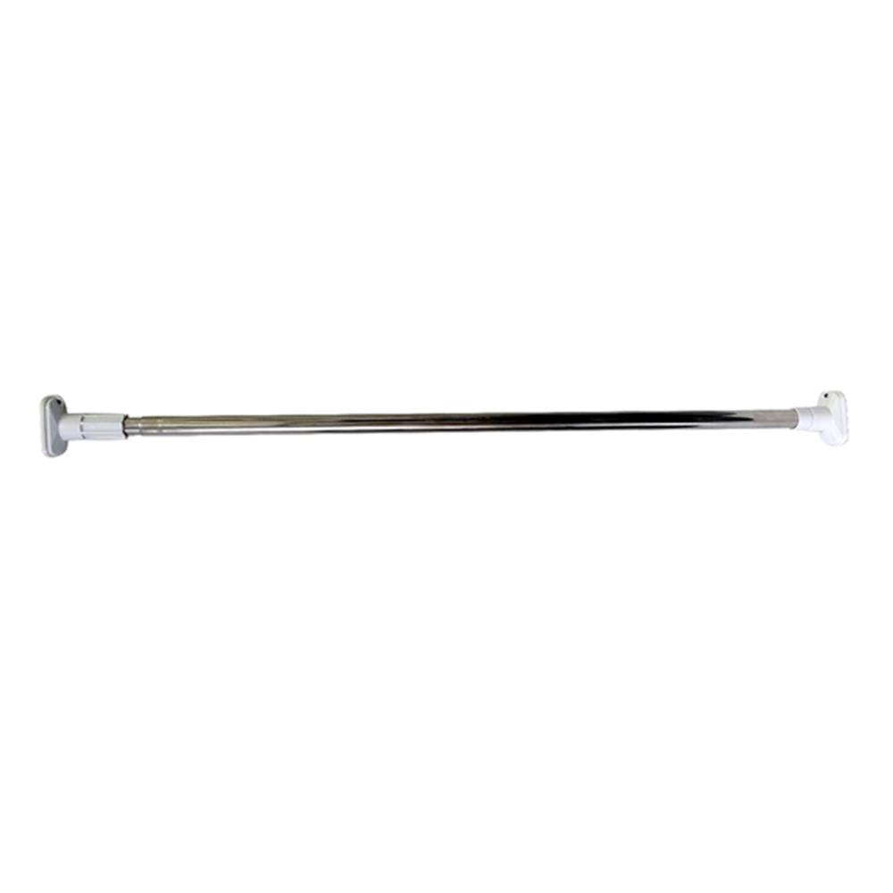 HomeBase PLIM Thanh treo rèm treo khăn bằng thép không gỉ có thể thay đổi độ dài từ 115-200cm W90xH4xD6.5cm