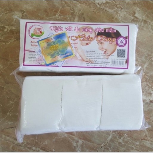 Khăn Vải Khô 💖𝑭𝑹𝑬𝑬𝑺𝑯𝑰𝑷💖Khăn Giấy Vải Đa Năng BABY HIỀN TRANG (~180gr)