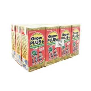 Lốc 4 hộp sữa bột pha sẵn Grow PLUS đỏ 180 ml