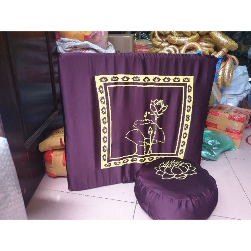50x53 x3 cm toạ cụ, nệm ngồi thiền tụng kinh, lễ Phật, trà đạo cỡ