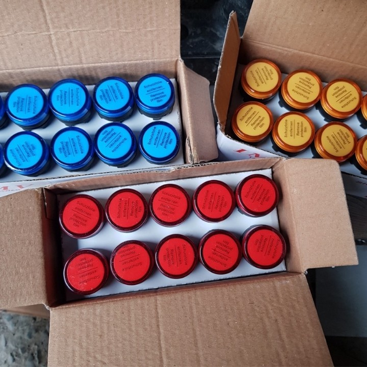 Đèn led báo pha phi 22mm  AD136-22DS điện áp 24vdc và 220vac màu sắc đỏ, vàng, xanh lá, xanh dương, trắng | BigBuy360 - bigbuy360.vn