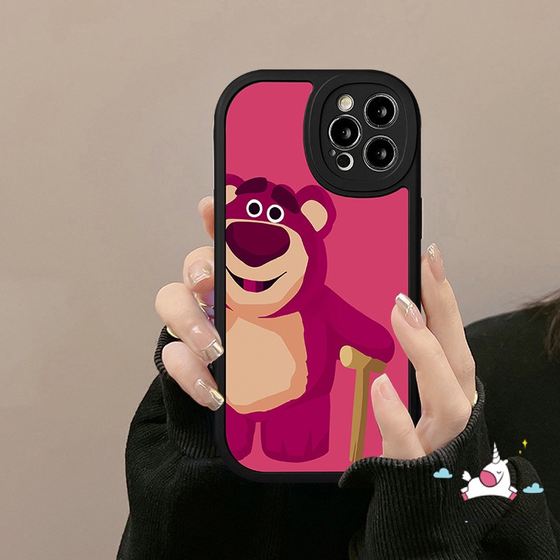 Ốp Điện Thoại TPU Silicon Mềm Chống Sốc In Hình Lotso Hoạt Hình Cho iPhone 7 8 6 6s Plus 14 11 12 13 Pro MAX XR X XS MAX