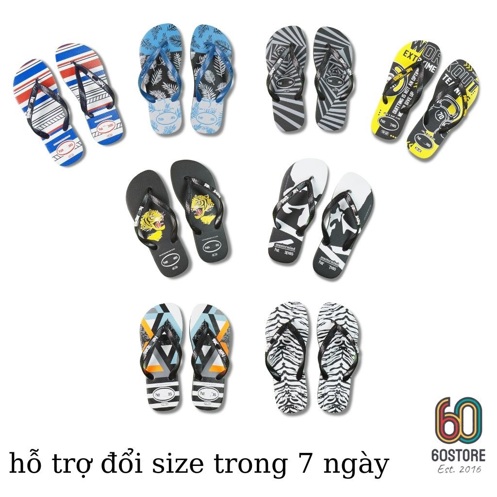 Dép Havaianas Nam Dép Kẹp Thái Lan Dép Tông Nam, Tông Lào Havanas Xỏ Ngón Đi Biển Full Box Đế Cao Su Nguyên Khối (p3)