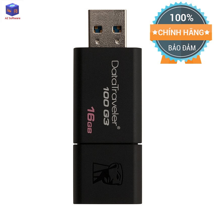 USB KINGSTON DT100G3 USB 3.0 16GB - Bảo hành 5 năm chính hãng (SPC/FPT)