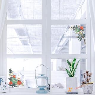 Decal Dán Tủ Lạnh Hình Bông Hoa