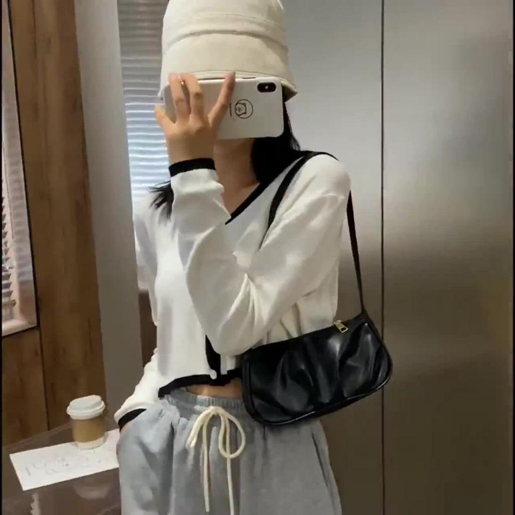 TÚI XÁCH ĐEO VAI CHẾP LY PHONG CÁCH DÂY DA PHỐI XÍCH GIÁ RẺ _TDC046 | BigBuy360 - bigbuy360.vn